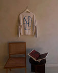 Beige/black 'MIMI' Sweatshirt