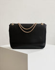 Belle Leather Shoulder Bag Black