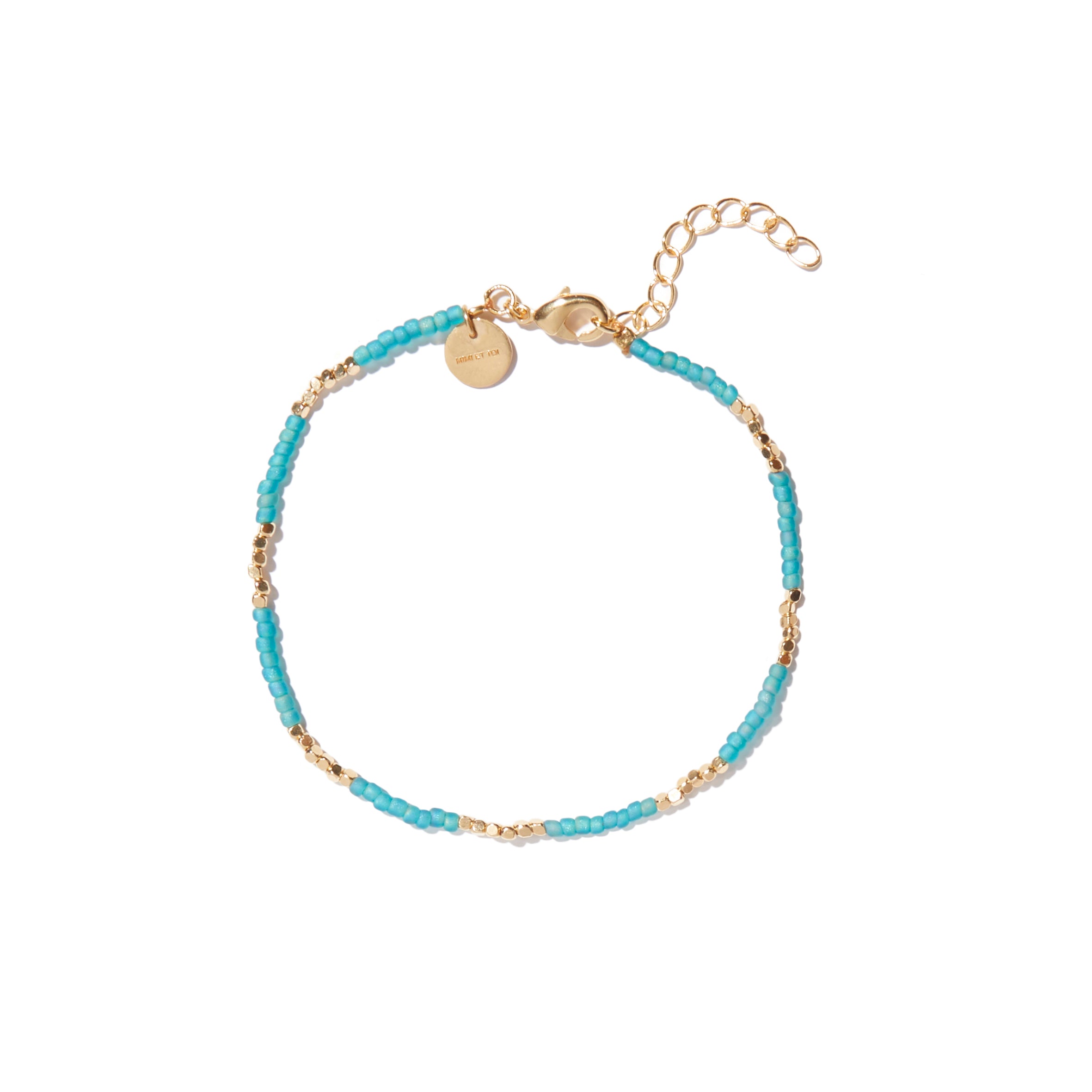 Mae turquoise l&#39;or bracelet