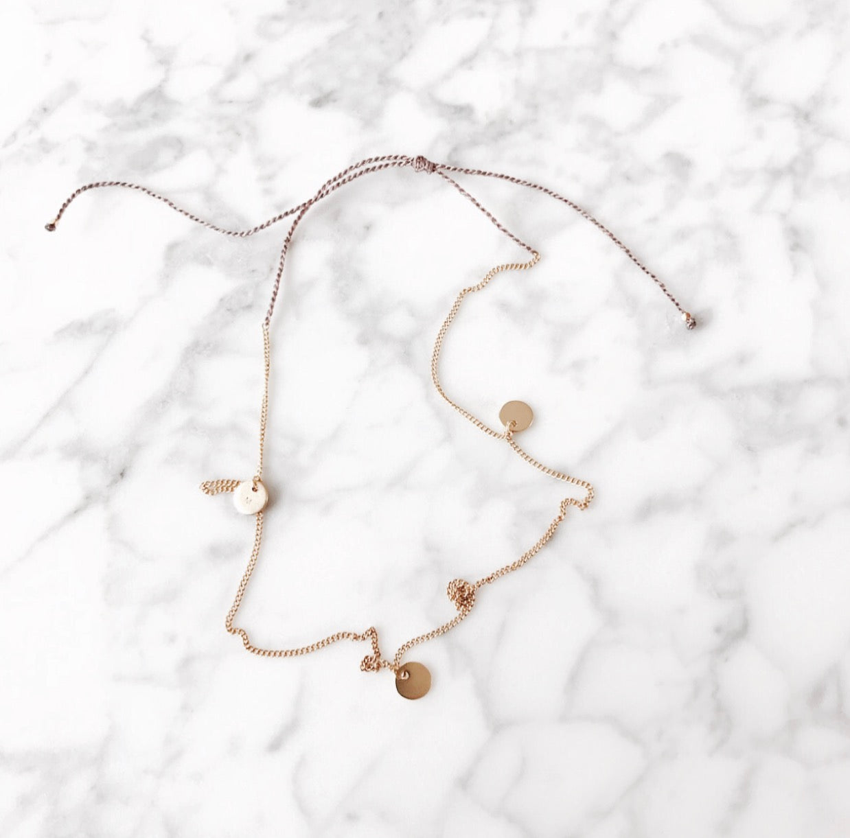 Coco et Corde black Bracelet Gold