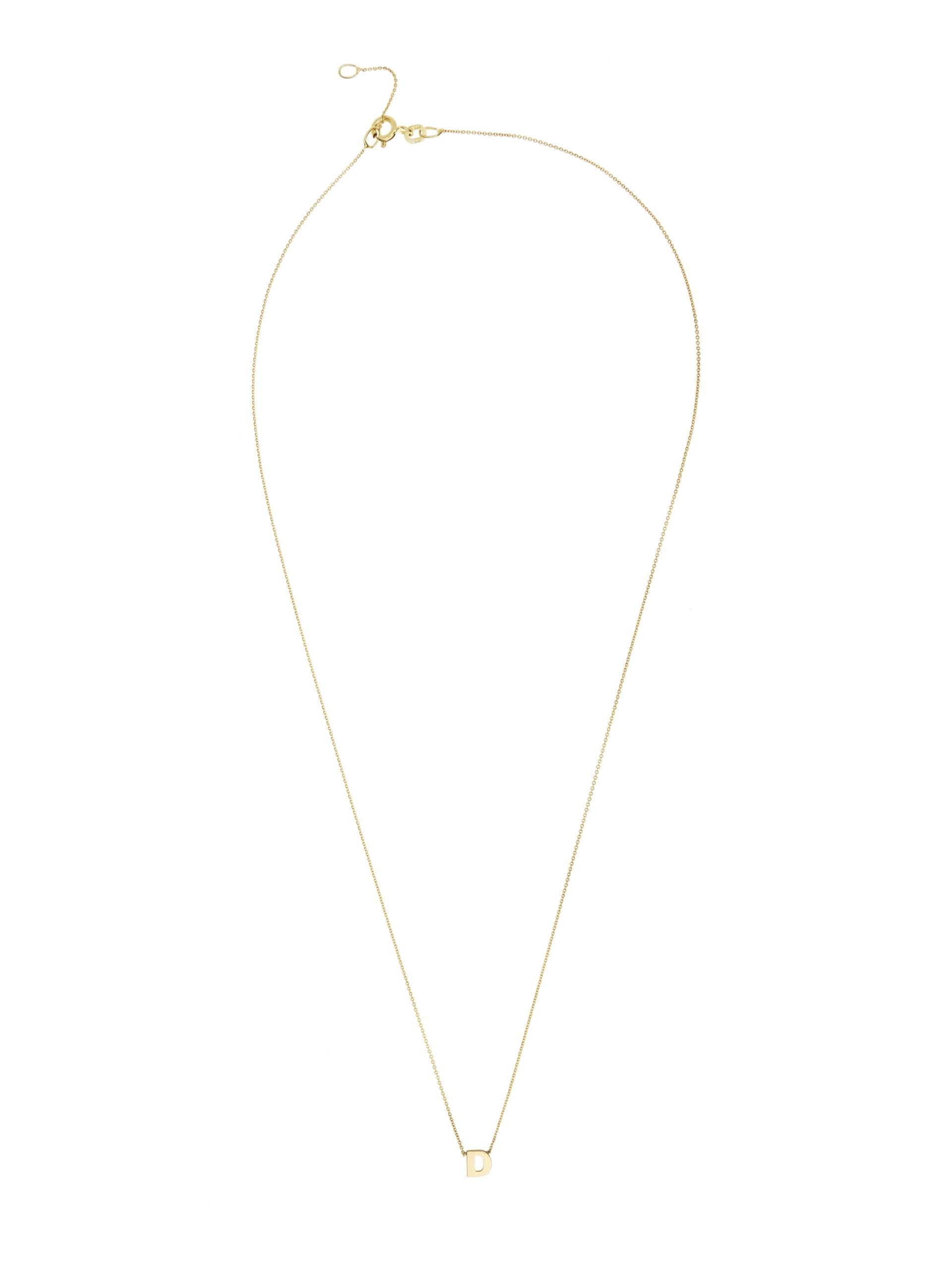 Alphabet Necklace 14ct gold
