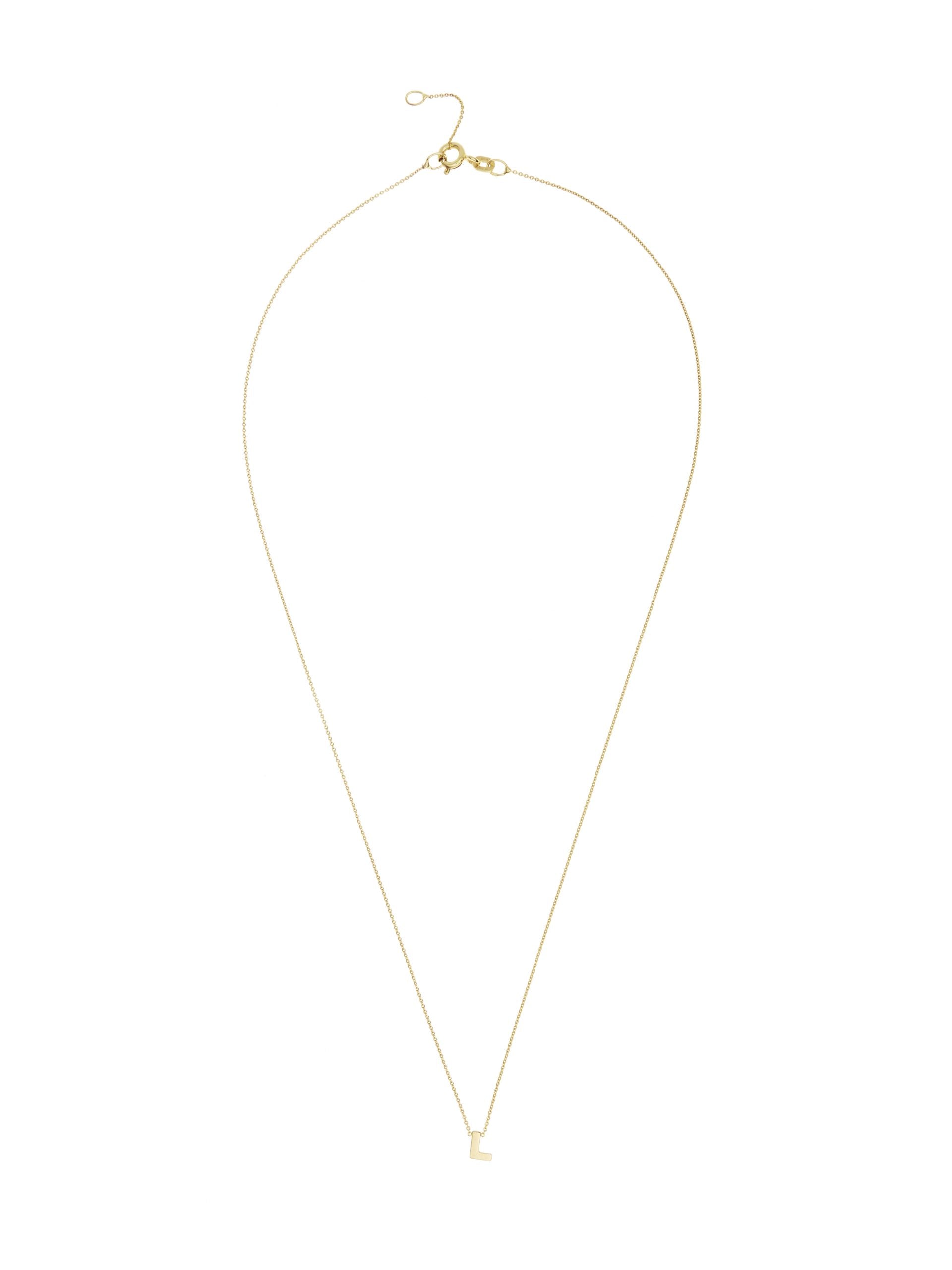 Alphabet Necklace 14ct gold