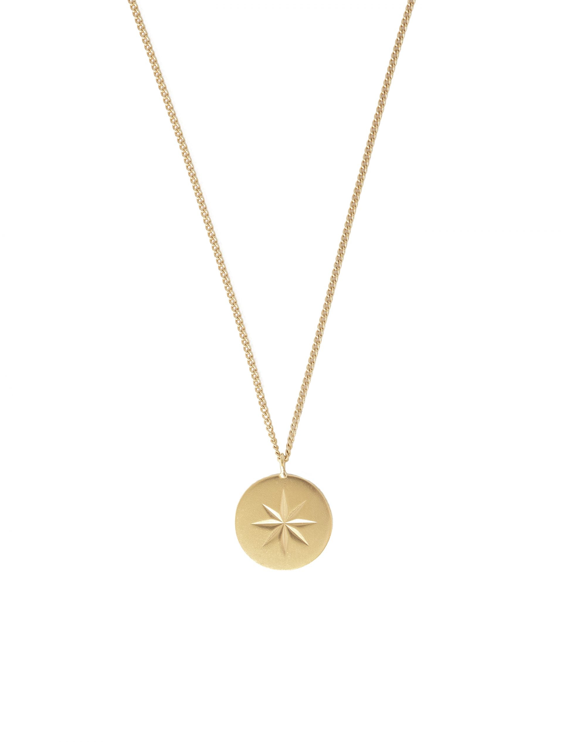 Etoile Round Necklace Gold