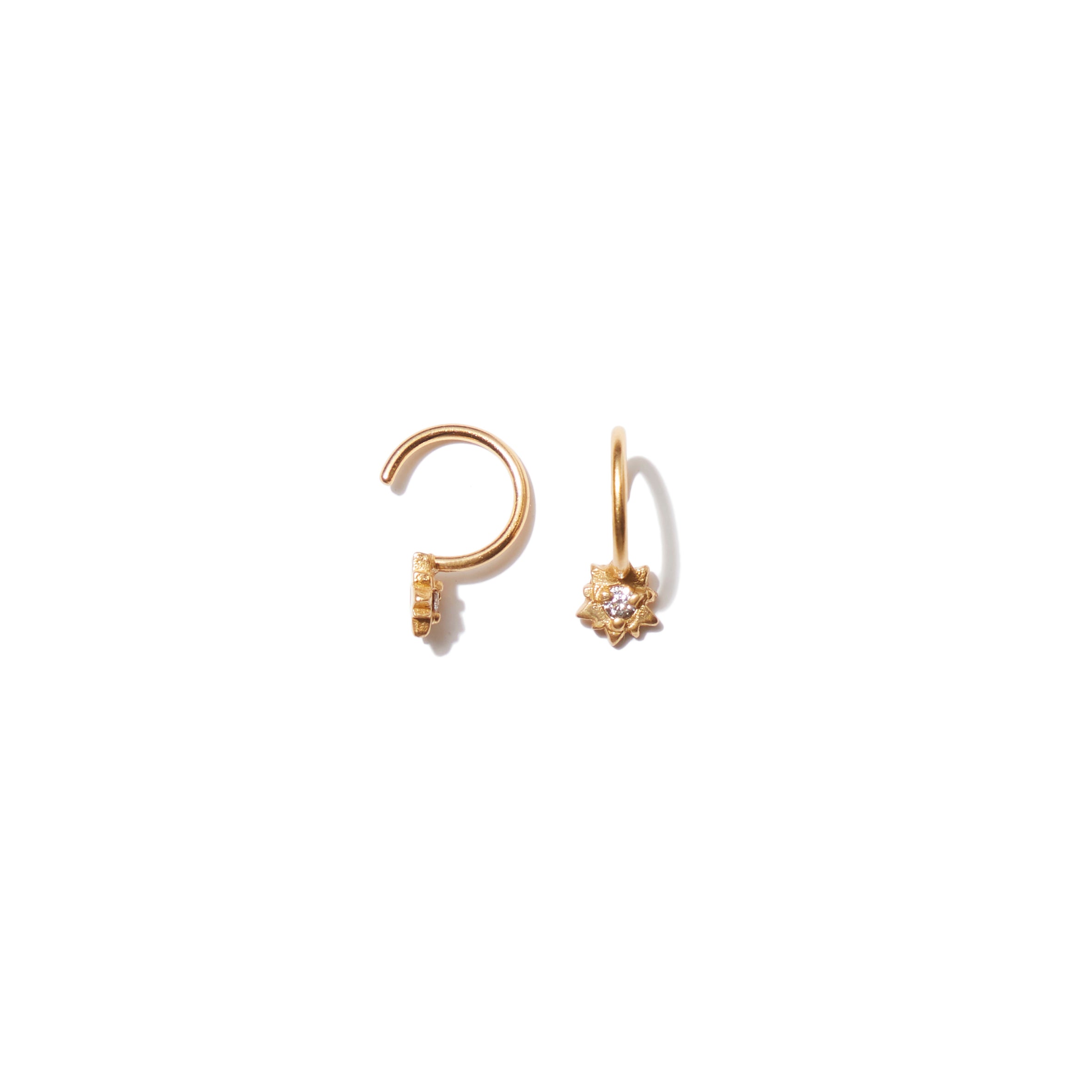 Merlion earcuff brass