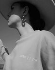 Beige/black 'MIMI' Sweatshirt