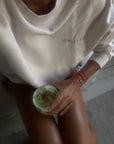 Beige/black 'MIMI' Sweatshirt