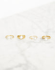 Signet Perle Ring Gold