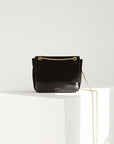 Petit Belle Suede Shoulder Bag Black