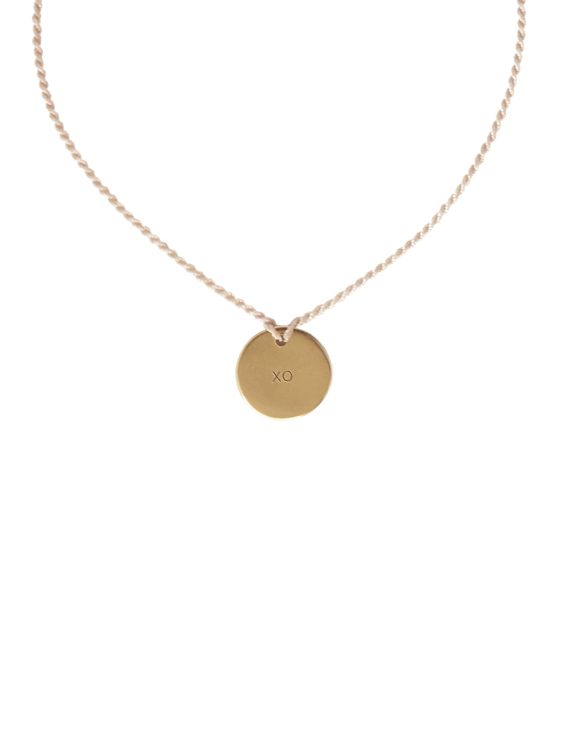 Mimi Taupe XO Bracelet Gold