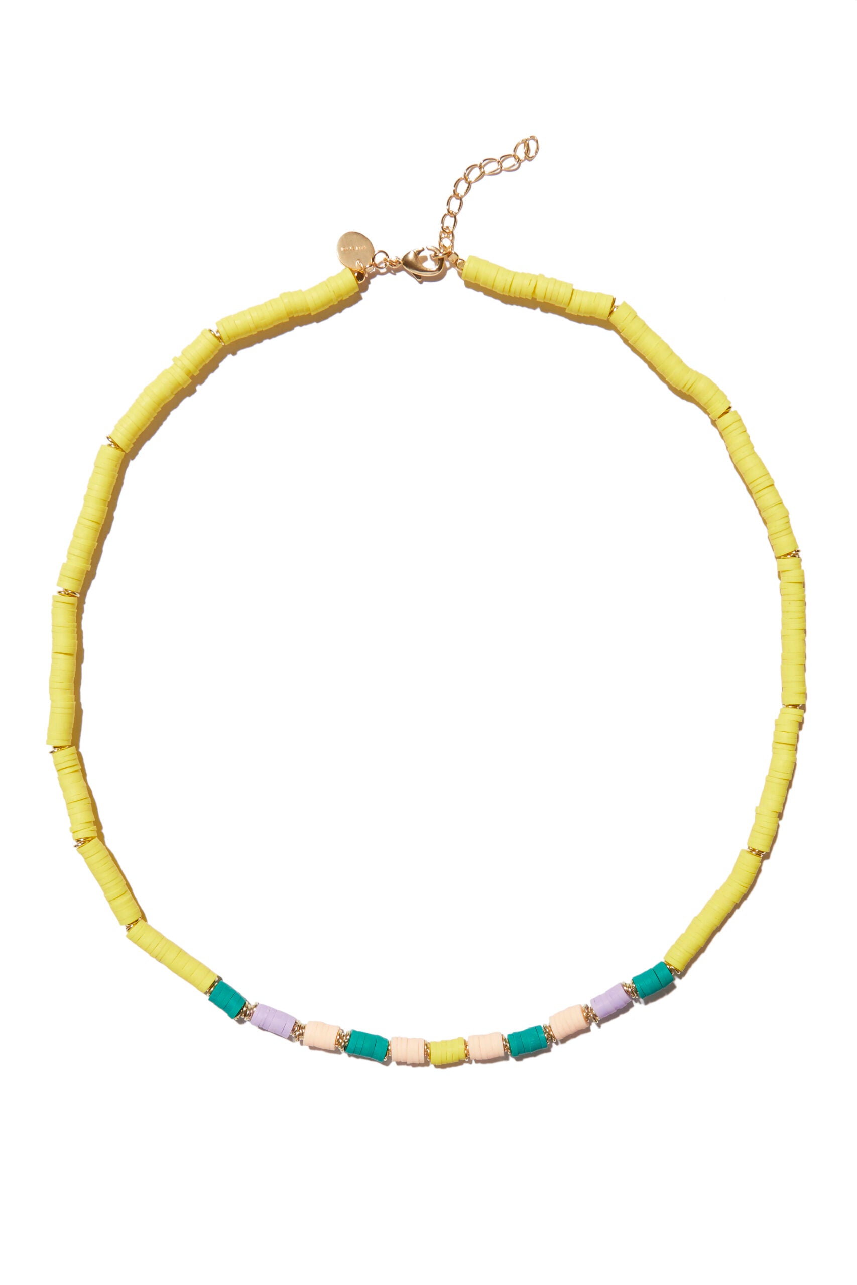 Fleur yellow multicolor necklace