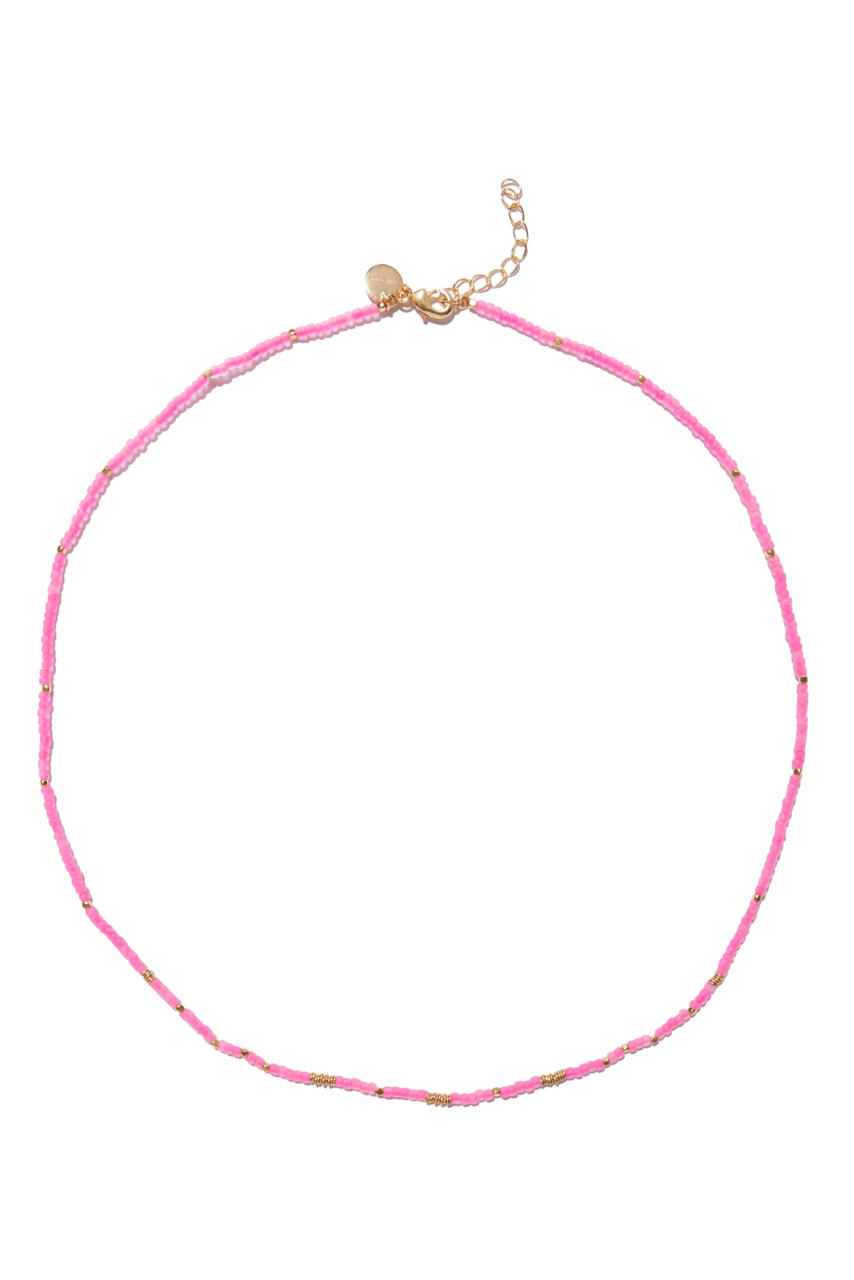 Mae pink necklace