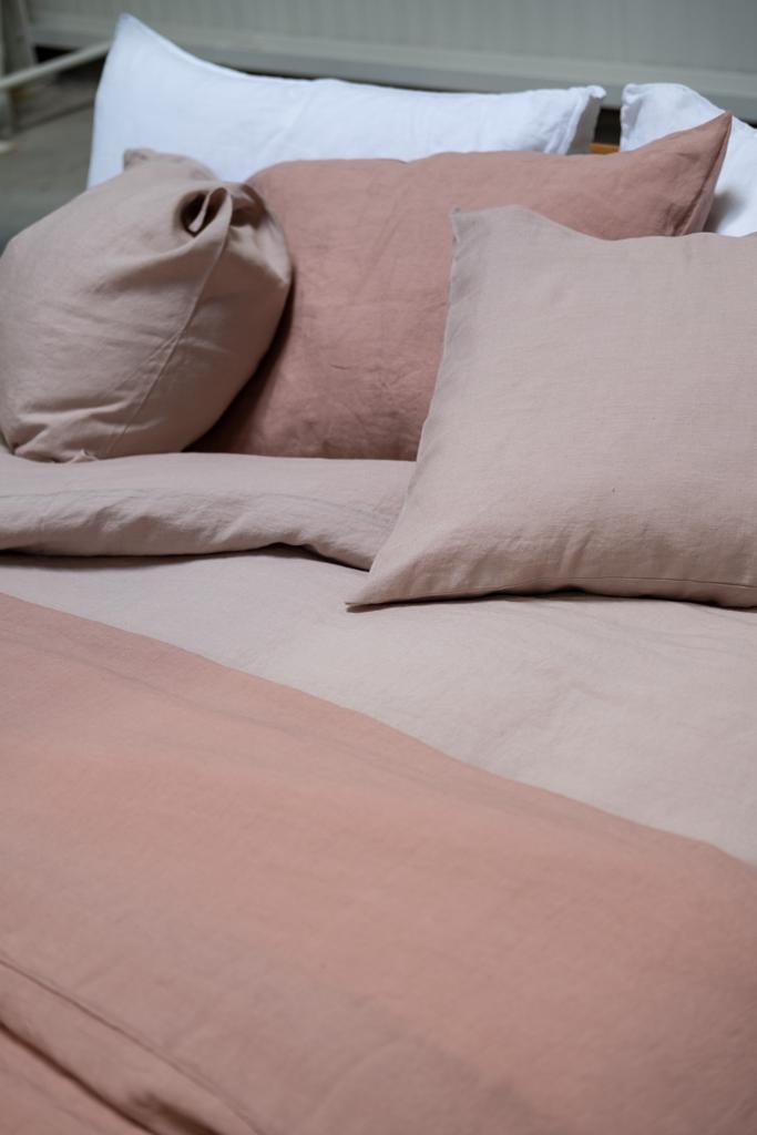 Linen pillowcases Cafe Creme