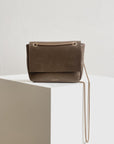 Petit Belle Leather Shoulder Bag Taupe
