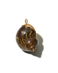 Shelly brown pendant