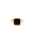 Square Onyx Ring 14-Karat Gold