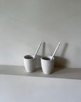 Ceramic Nordic vanilla spoons