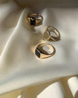 Square Onyx Ring 14-Karat Gold