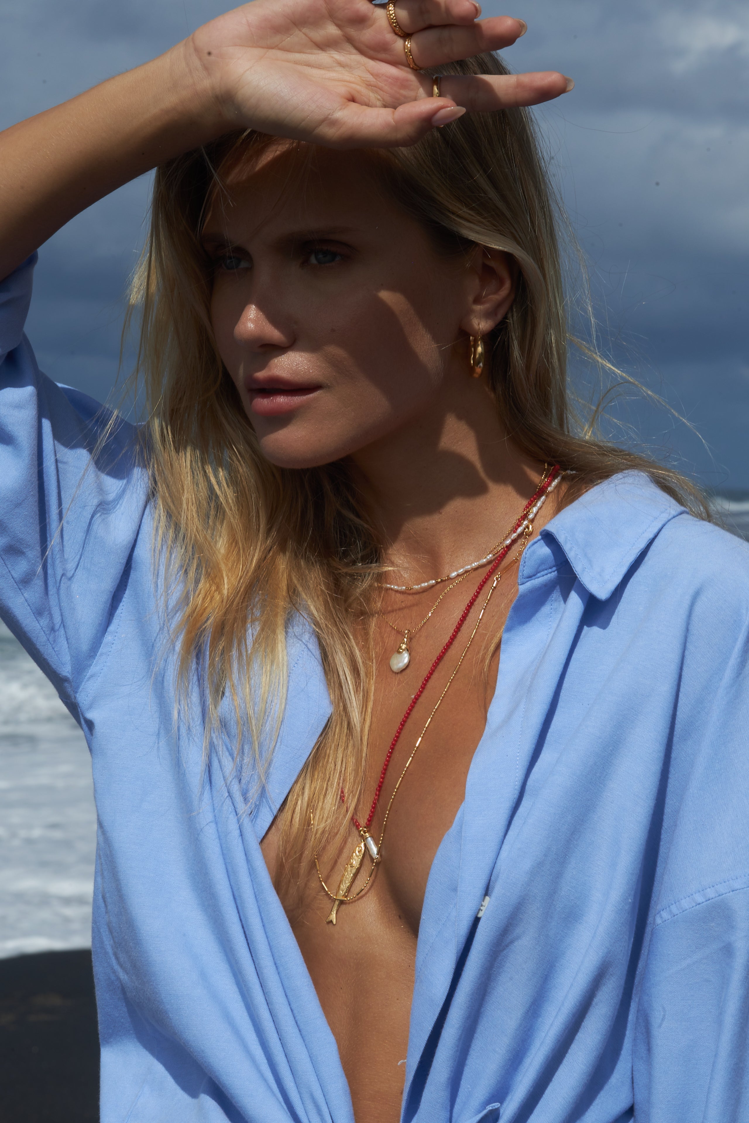 Magnolia necklace