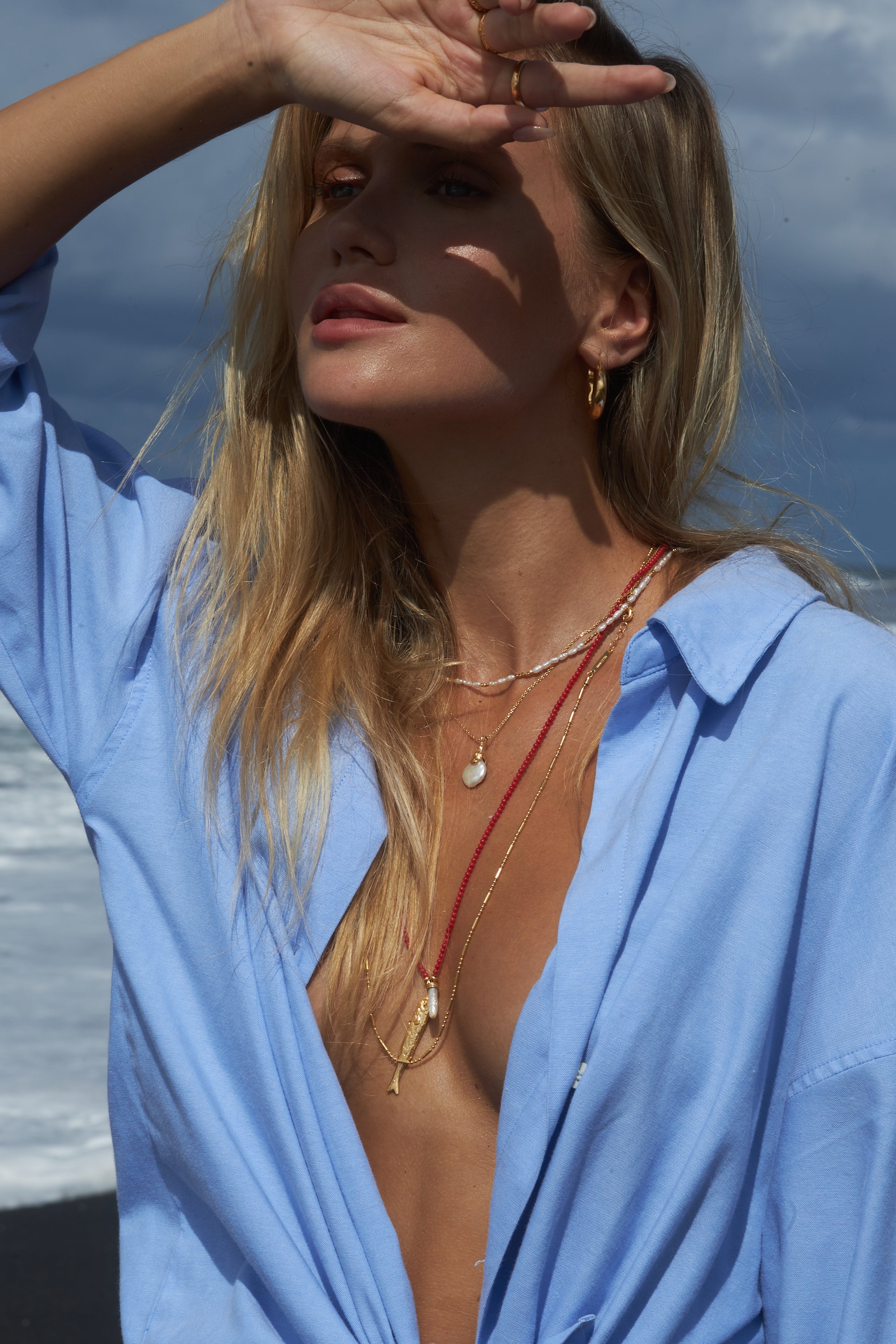 Magnolia necklace