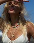 Kennedy purple/turquoise necklace