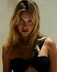 Frankie necklace brass