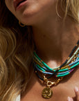 Kennedy green/blue necklace