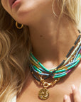 Kennedy mint necklace