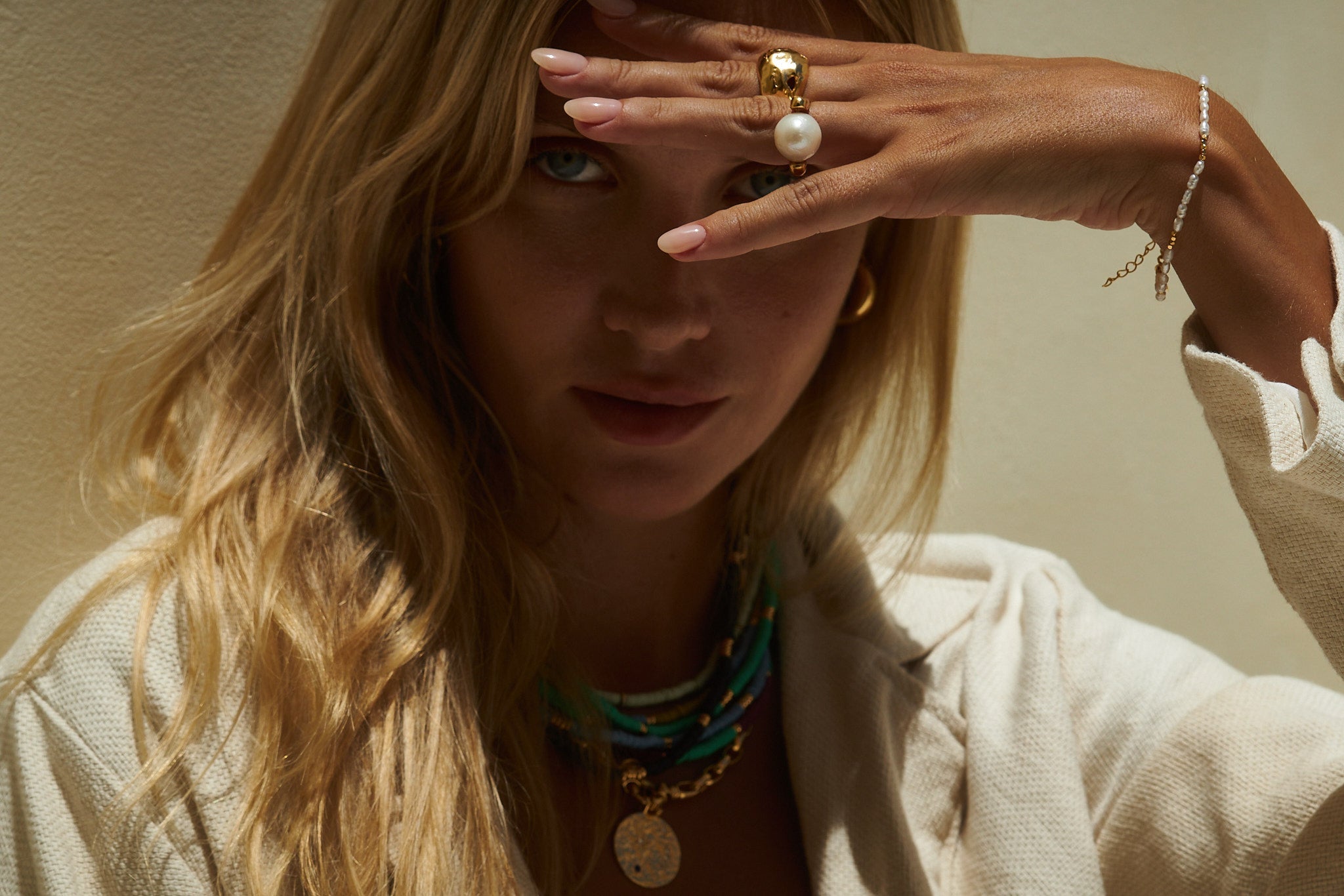 Kennedy mint necklace