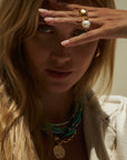 Kennedy mint necklace