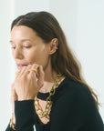 Coco necklace brass