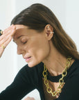 Coco necklace brass