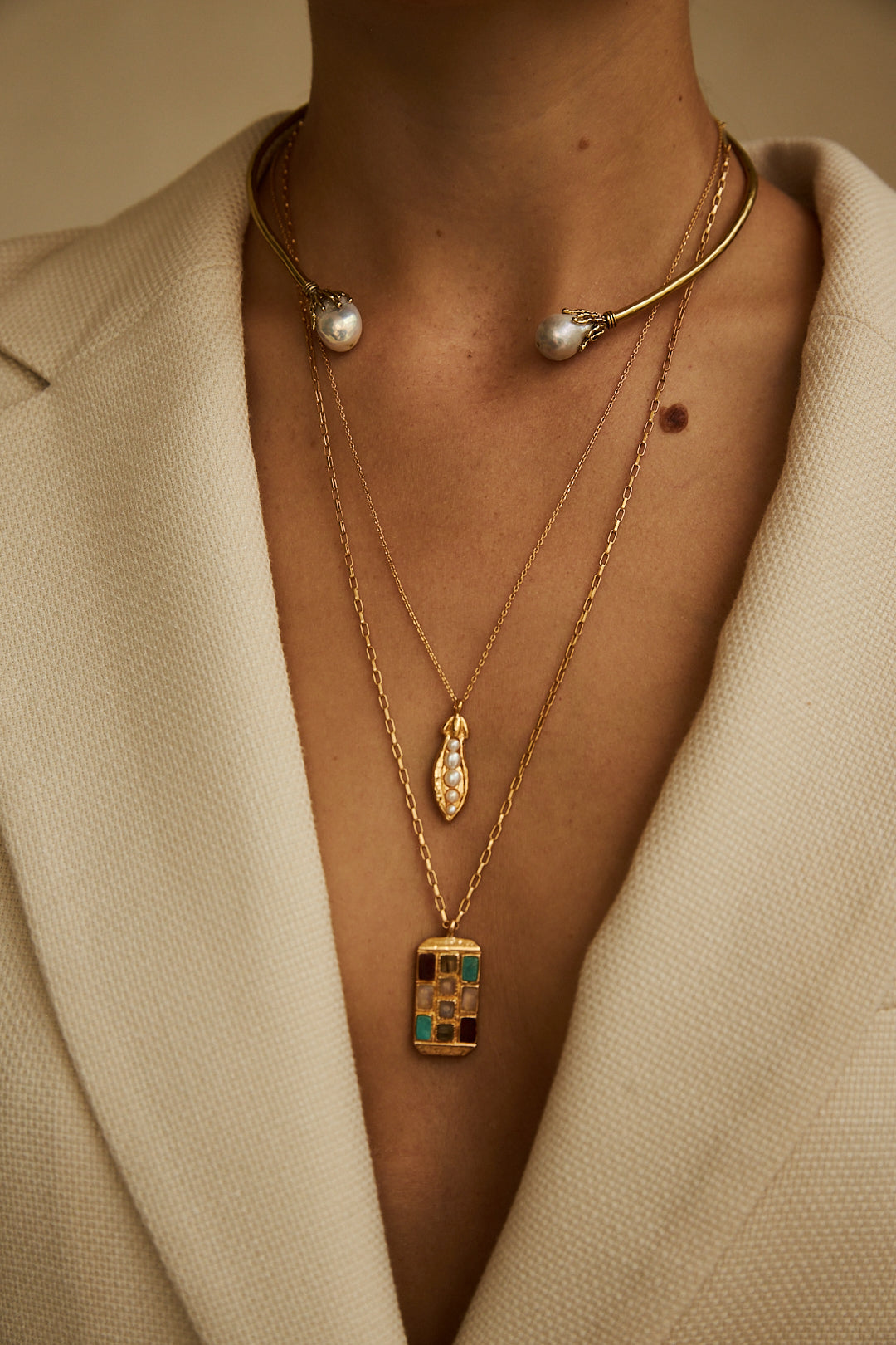 Charles choker brass