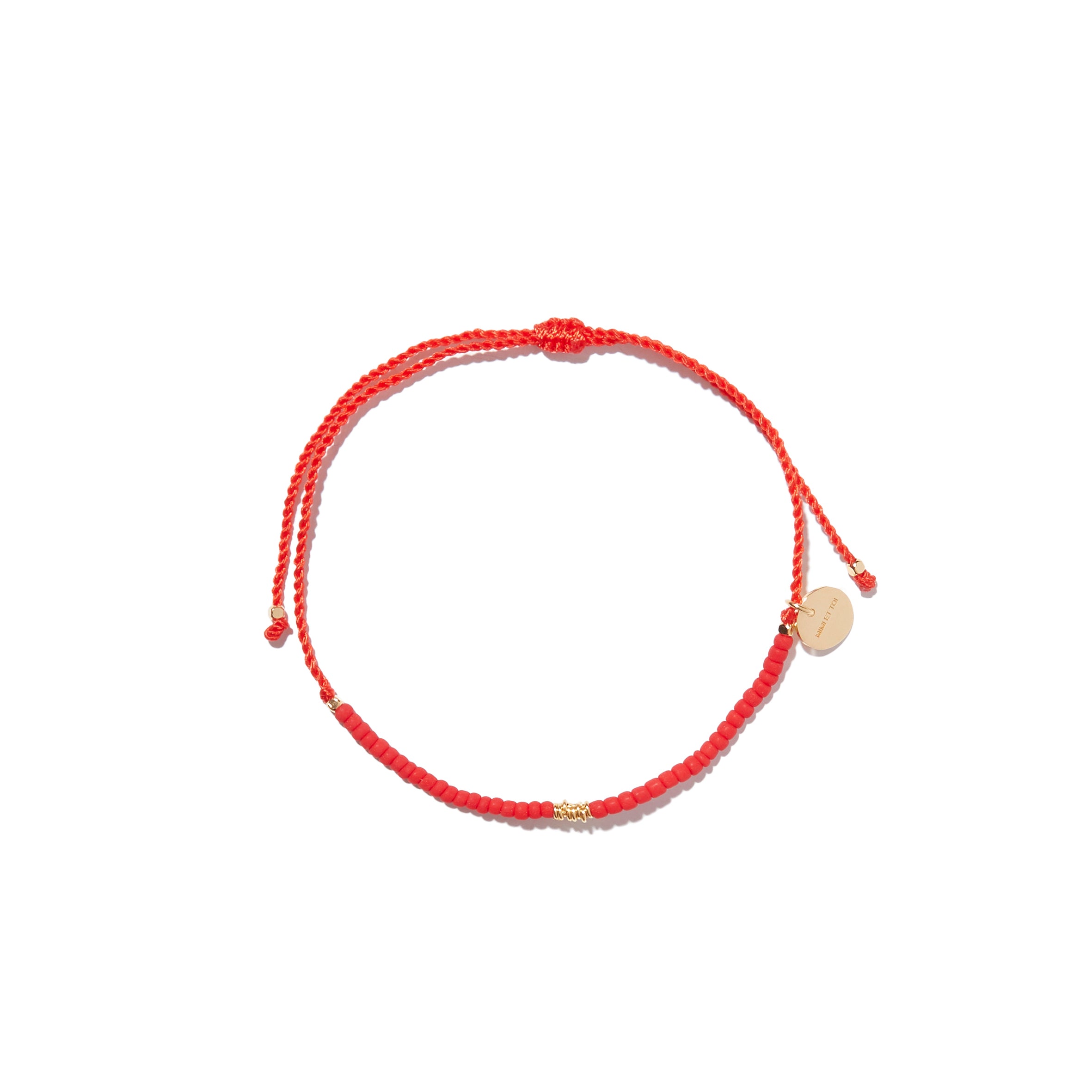 Flori red bracelet