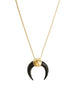 Lune Miracle Noir Necklace Gold