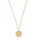 Etoile Round Necklace Gold