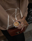 Beige/black 'MIMI' Sweatshirt