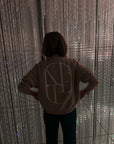Beige/black 'MIMI' Sweatshirt