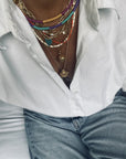 Fleur Lila Turquoise necklace