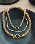 Signifer necklace brass
