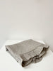 Linen pillowcases beige plain or ruffle