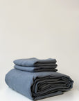 Linen sheets blue