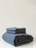 Linen sheets blue