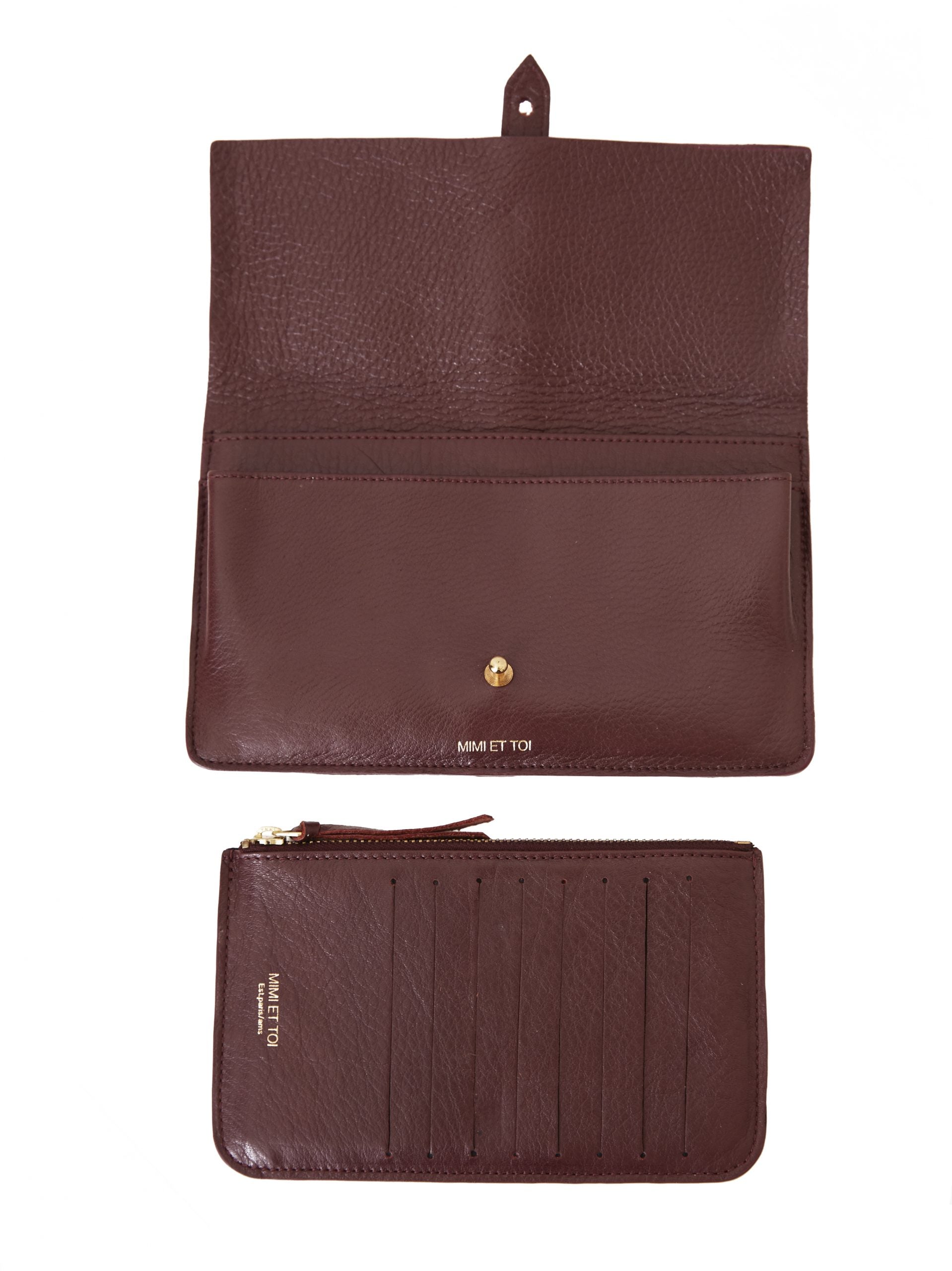 Spencer Leather Wallet Burgundy