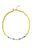 Fleur yellow multicolor necklace