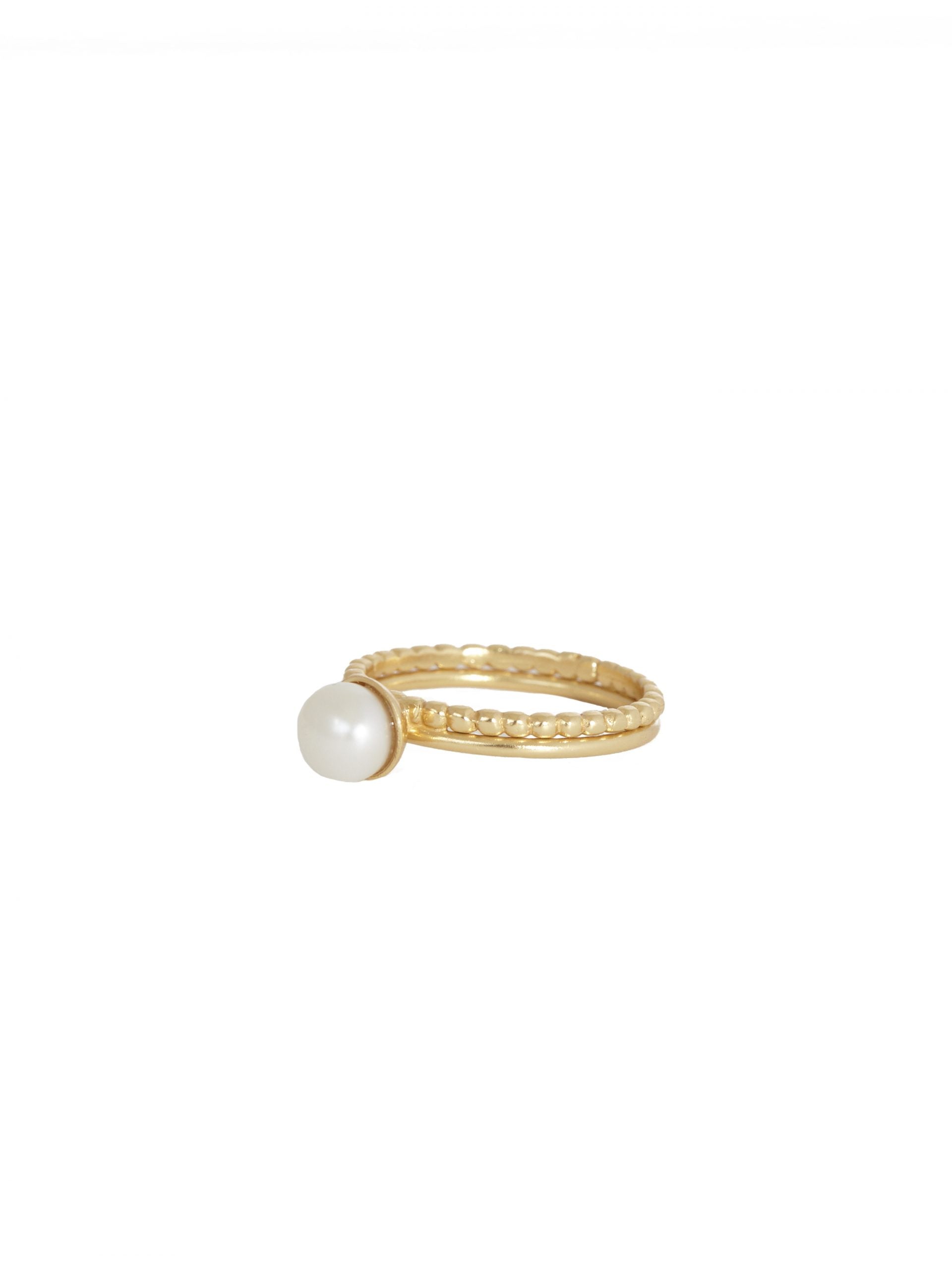 Perle et Boules Ring Gold