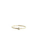 Petite Pierre Blanche Ring Gold
