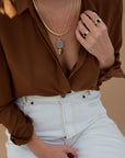 Ray Necklace Gold