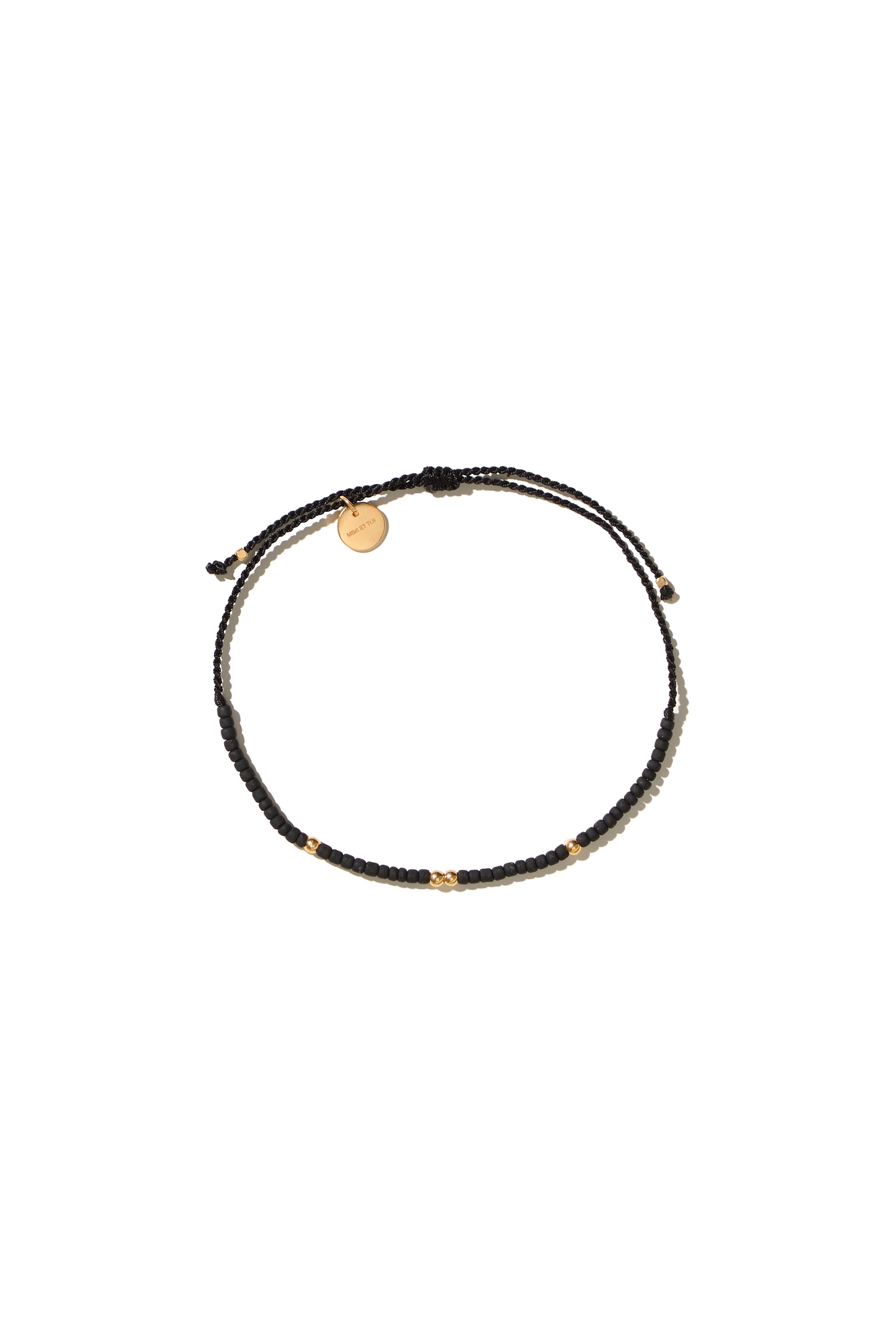 Flori black beads