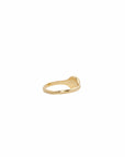 Little Oval Plain Ring Gold