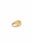 Medium Oval Resin Ring Gold